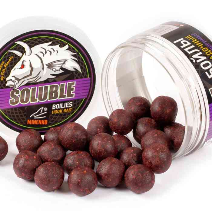 Насадочные бойлы MINENKO STRAWBERRY 20мм (пылящие)