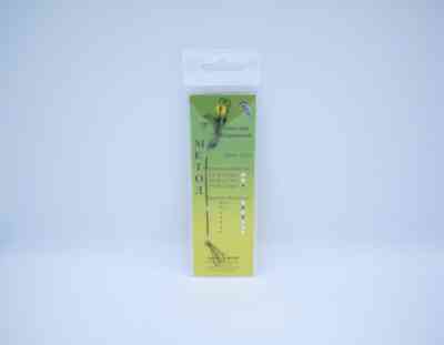 Волосяной карповый поводок «Метод» 10см 45lb (23кг), кр.Hayabusa P-1 № 4 (бойл 14,16мм) (2шт)