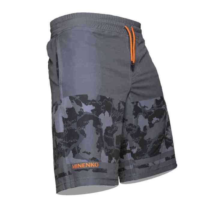 Шорты на резинке Graphite black camo (XXL)