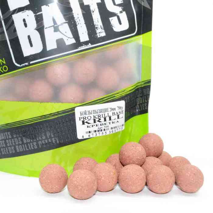 Бойлы пылящие креветка PRO KRILL   д18 мм