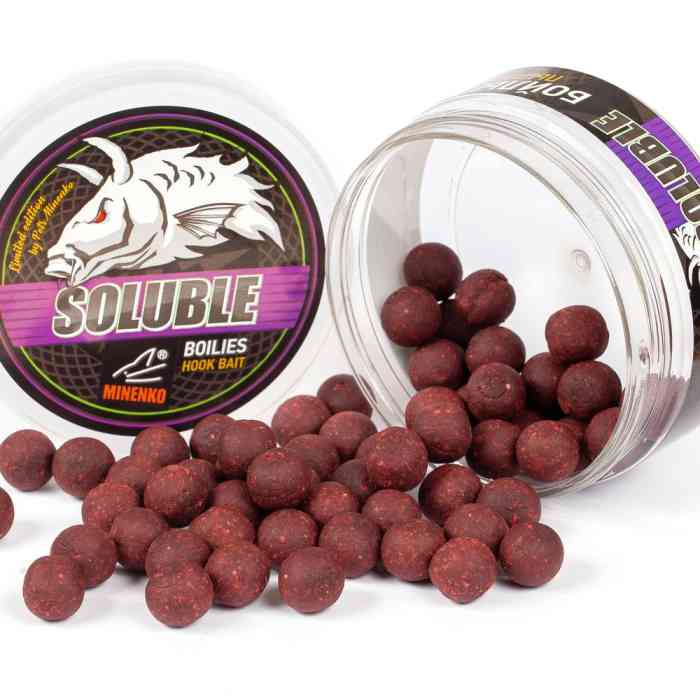 Насадочные бойлы MINENKO STRAWBERRY 14мм (пылящие)