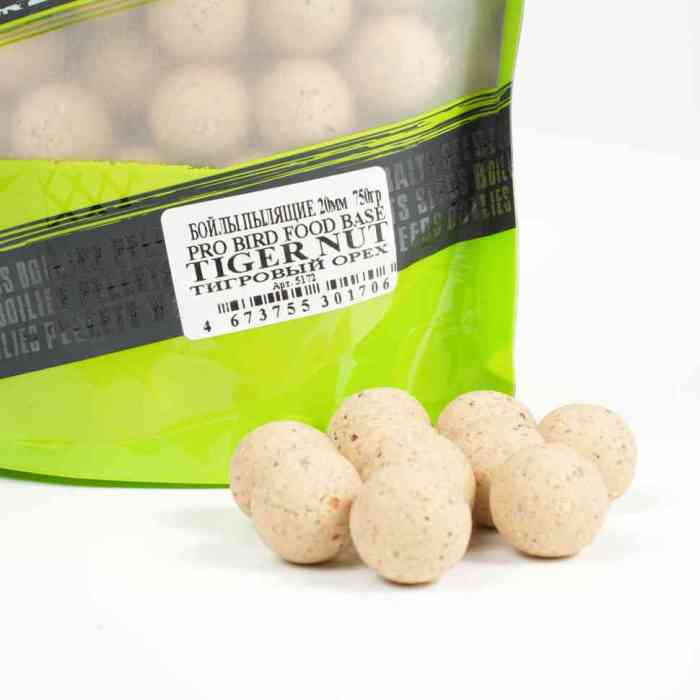 Бойлы пылящие тайгер нат PRO BIRD FOOD   д15 мм
