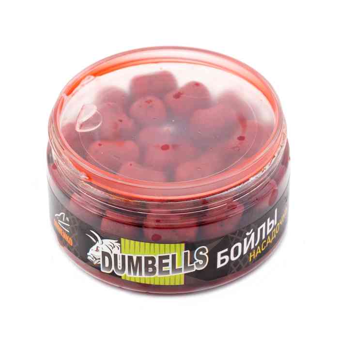 Насадочные DUMBELLS бойлы MINENKO STRAWBERRY 14x20мм (в дипе)